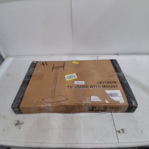 AX WABBER FLOOR TV STAND WITH MOUNT - 80° SWIVEL FOR MOST 27" - 65" TV'S - BLACK (MODEL: AX1006TB) image 5