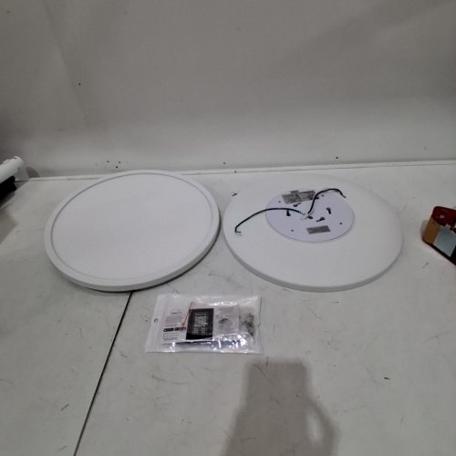 2pk Artika Horizon dimmable LED flush mount light - 1800L -13" - silver (model: 1500227) image 3