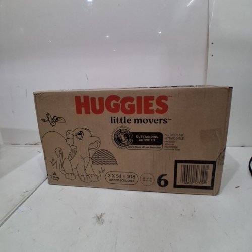 108PK HUGGIES LITTLE MOVERS BABY DIAPERS - SIZE 6 - DISNEY BABY LION KING (MODEL: 5631901) image 2