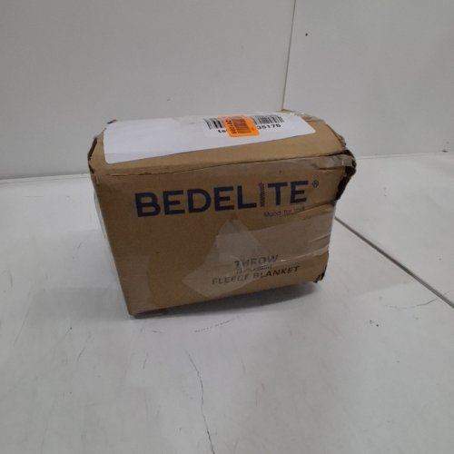 BEDELITE ULTRA SOFT FLEECE THROW BLANKET - 50"X60" - IVORY WHITE image 3