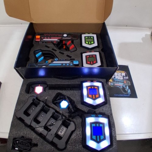 4PK SQUAD HERO BATTLE ACTION LASER TAG WITH CHARGING STATION - UP TO 4 PLAYERS image 5