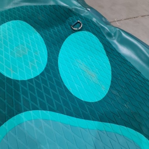 SOLAVERO INFLATABLE STAND UP PADDLE BOARD - 12FT - GREEN/ORANGE image 3