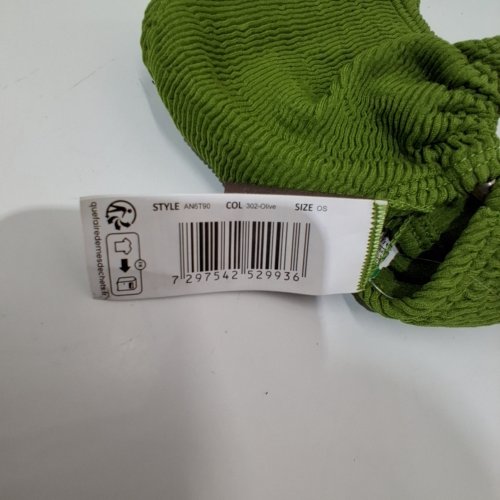 WOMEN'S GOTTEX AU NATURAL TUBULAR RING BIKINI TOP - O/S - OLIVE (STYLE: AN6T90) image 3
