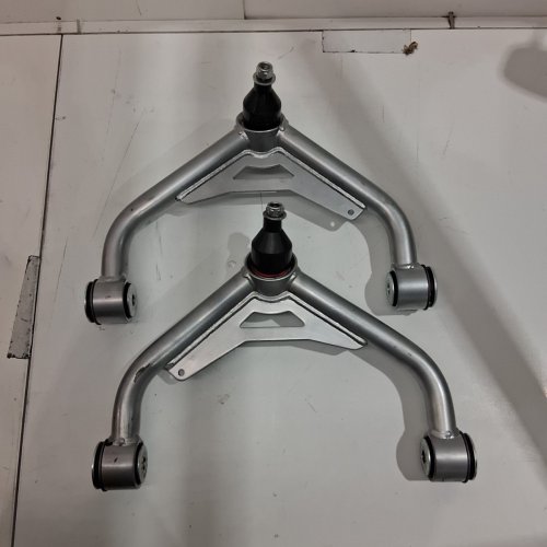 2PC AUTOMOTIVE SUSPENSION CONTROL ARMS FOR VARIOUS MODELS - SILVER image 2