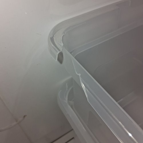 3PK IRIS USA PLASTIC STORAGE BIN TOTE - 33L - CLEAR (MODEL: FB-21E/FB-21EE) image 3