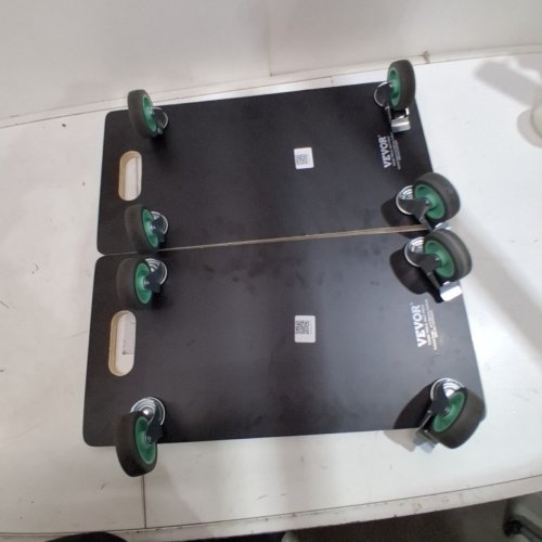 2PK VEVOR FURNITURE DOLLY - 22.6" X 11.4" X 4.6" - 550LBS CAP - BLACK/TEAL (MODEL: SXT-0100) image 5