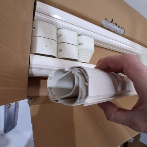 SENVILLE DECORATIVE LINE SET COVER KIT FOR MINI SPLIT AIR CONDITIONERS - 3"X20FT - (MODEL: SENLC-6M) image 3
