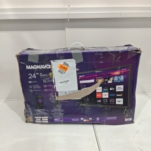 MAGNAVOX ROKU 720P TELEVISION - 24" - BLACK (MODEL: MRT2405_AMZ) image 6