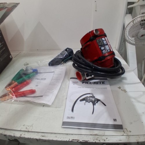 FILL-RITE DC FUEL TRANSFER PUMP - 25 GPM, 12 V/24 V DC - RED (MODEL: NX25-DCNB-PX) image 2