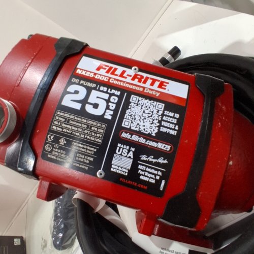 FILL-RITE DC FUEL TRANSFER PUMP - 25 GPM, 12 V/24 V DC - RED (MODEL: NX25-DCNB-PX) image 5