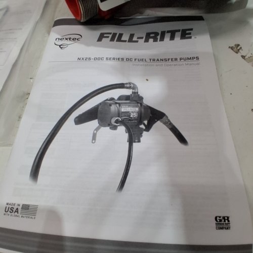 FILL-RITE DC FUEL TRANSFER PUMP - 25 GPM, 12 V/24 V DC - RED (MODEL: NX25-DCNB-PX) image 8