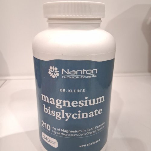 (240 CAPS) NANTON MAGNESIUM BISGLYCINATE SUPPLEMENT - 210MG OF MAGNESIUM IN EACH CAPSULE image 2