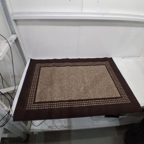 HICORFE INDOOR DOOR MAT AREA RUG - 32" X 48", NON SLIP MUD TRAPPER - COFFEE image 3