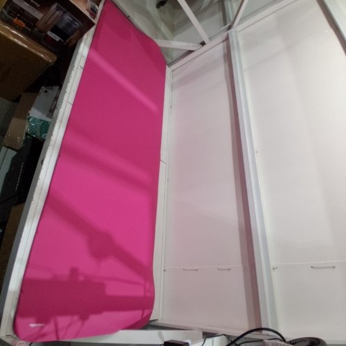 AMAZON BASICS EXTRA THICK YOGA MAT - 74" X 24" X 0.5" - PINK image 2