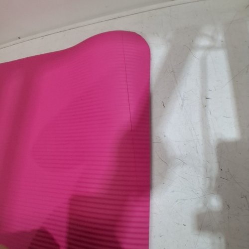 AMAZON BASICS EXTRA THICK YOGA MAT - 74" X 24" X 0.5" - PINK image 3