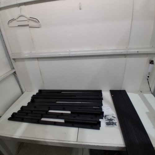 ULIESC HEAVY-DUTY EASY ASSEMBLY NO BOX SPRING METAL BED FRAME - KING - 14" CLEARANCE - BLACK (MODEL: 3505-14A) image 2