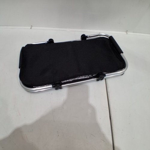 FOLDING FABRIC INSULATED PICNIC BASKET - 18" X 10.5" X 9" - BLACK image 5
