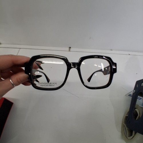 WOMENS DANSHARIAN LIMITED EDITION ASHOT SQUARE DEMO FRAMES GLASSES - BLACK (STYLE: DN04201AU) image 8