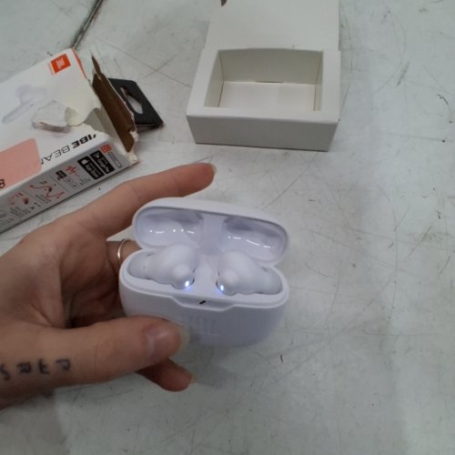 JBL VIBE BEAM WATER & DUST RESISTANT BLUETOOTH WIRELESS DEEP BASS SOUND EARBUDS - BLUE image 2