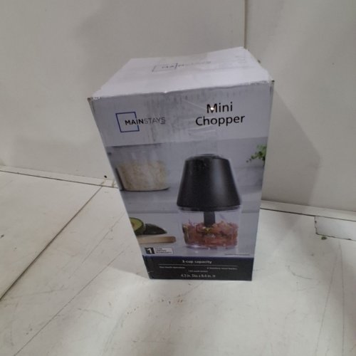 MAINSTAYS MINI CHOPPER - 3 CUP CAPACITY - BLACK - (MODEL: MS-202571) image 6