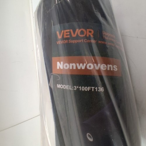 NON WOVEN GEOTEXTILE LANDSCAPE FABRIC - 3FT X 100FT - BLACK (MODEL: 3*100FT136) image 3