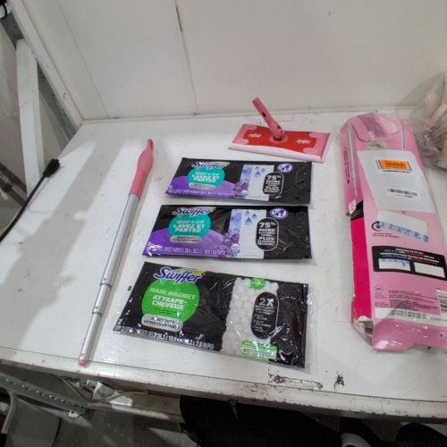 SWIFFER 2-IN-1 LIMITED EDITION COLLAPSIBLE FLOOR SWEEP & MOP PRO - WICKED: FOR GOOD - PINK (MODEL: 21444373) image 4