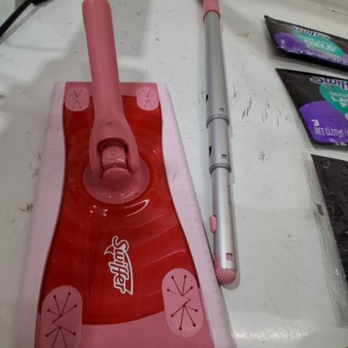 SWIFFER 2-IN-1 LIMITED EDITION COLLAPSIBLE FLOOR SWEEP & MOP PRO - WICKED: FOR GOOD - PINK (MODEL: 21444373) image 5