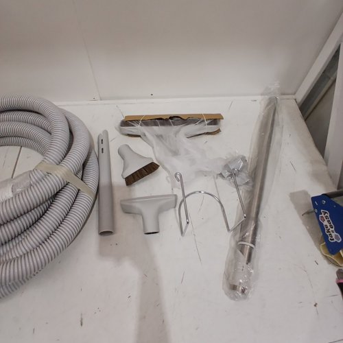 ASPIRATEURS FIRST QUALITY CENTRAL VACUUM KIT WITH TELESCOPIC WAND AND ACCESSORIES - 30FT HOSE (MODEL: KITHA338G) image 3