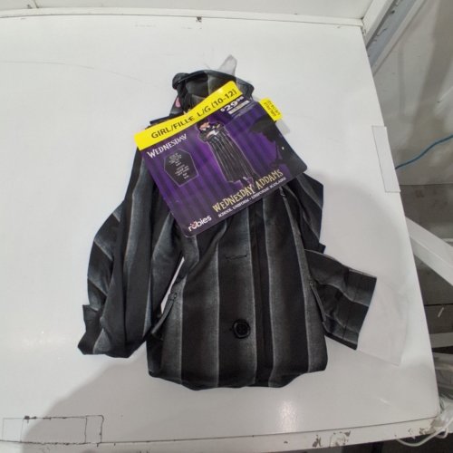 3PC GIRL'S RUBIES WEDNESDAY ADDAMS NEVERMORE ACADEMY SCHOOL UNIFORM COSTUME - LARGE 10/12 (STYLE: 1000159) image 2