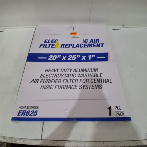 LIFESUPPLYUSA HEAVY DUTY ALUMINUM ELECTROSTATIC AIR FILTER REPLACEMENT, MERV 8 - 20"X 25"X 1" - SILVER (MODEL: ER625) image 3