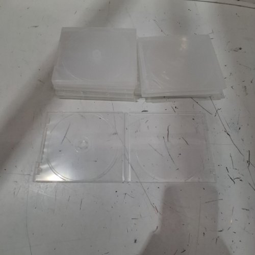 10PK CLEAR DOUBLE SIDED DVD/CD CASES - CLEAR image 3