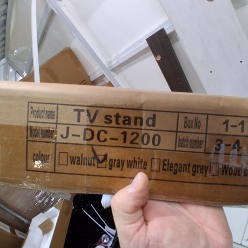 BIXIAOMEI FLOATING WALL MOUNTED TV STAND ENTERTAINMENT CENTRE - 47" - GREY (MODEL: J-DC-1200) image 3