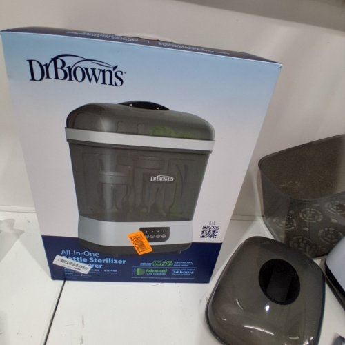 DR. BROWNS ALL-IN-ONE BABY BOTTLE / PACIFIER STERILIZER & DRYER - GREY (MODEL: AC177) image 6