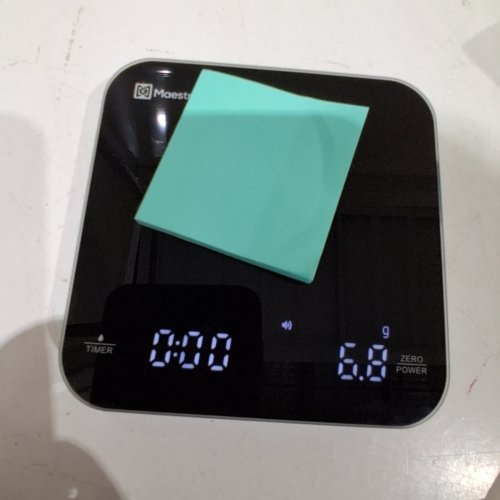 MAESTRI HOUSE DIGITAL COFFEE SCALE - 0.5KG MIN 2KG MAX - BLACK - (MODEL:S2/K112) image 2