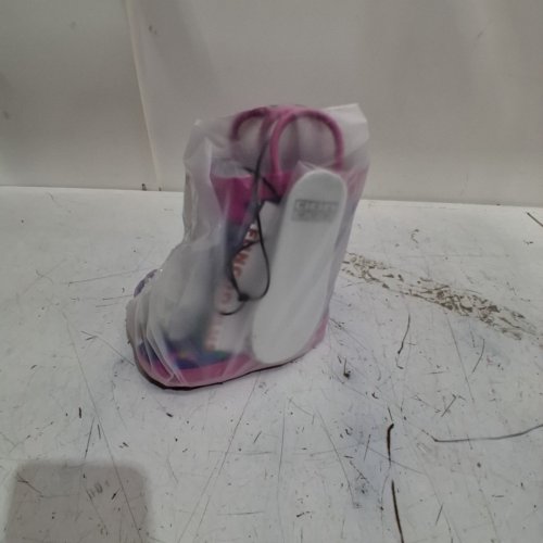 KID'S FUNCOO PLUS RAIN BOOTS - SIZE 7 - BLUE/PINK/DINOSAURS image 5