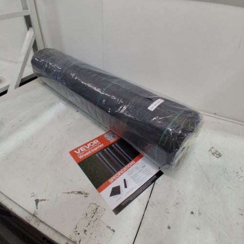 VEVOR PREMIUM WEED BARRIER, HEAVY DUTY FABRIC PLANT BARRIER - 6FT X 300FT - BLACK image 2