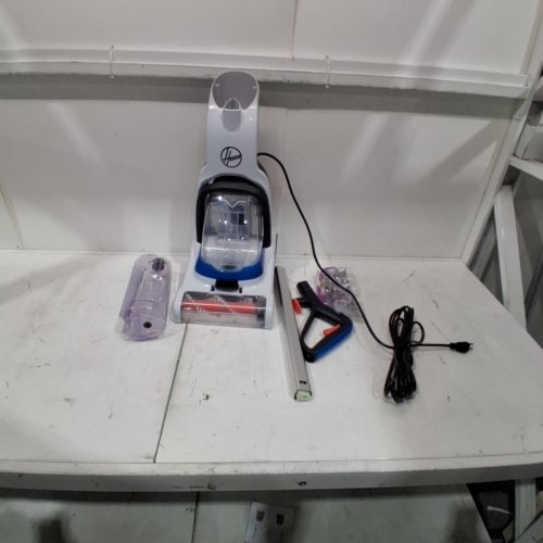 HOOVER CORDED POWERDASH PET COMPACT LIGHTWEIGHT CARPET CLEANER - WHITE/BLUE (MODEL: FH50705VCD) image 3