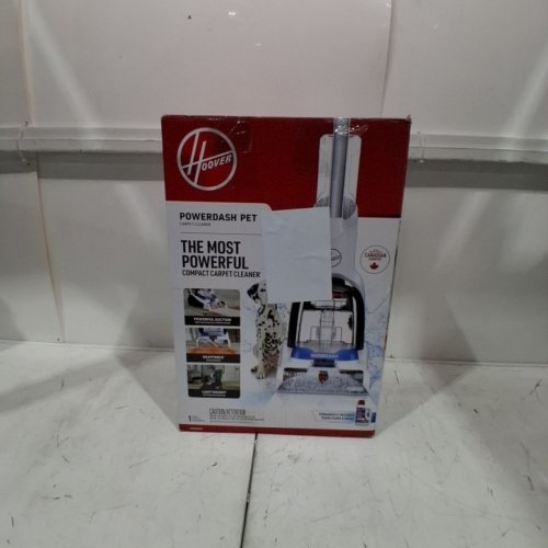 HOOVER CORDED POWERDASH PET COMPACT LIGHTWEIGHT CARPET CLEANER - WHITE/BLUE (MODEL: FH50705VCD) image 7