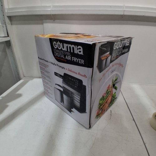 GOURMIA DIGITAL AIR FRYER, 12 ONE-TOUCH COOKING FUNCTIONS - BLACK SILVER (MODEL:GAF846) image 5