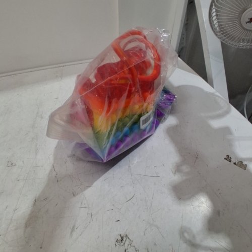 POP-IT FIDGET TOTE BASKET - RAINBOW image 5