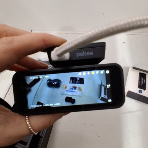 PELSEE 4 K SMART WIFI FRONT AND REAR DASH CAMERA, STARVIS 2 SENSOR, 64BG CARD -BLACK - (MODEL: P1 PRO) image 5