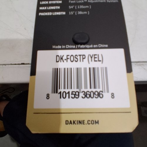 DAKINE FLIP OUT TREKKING POLE WITH ANTI-SHOCK - YELLOW/BLUE (MODEL: DK-FOSTP) image 2