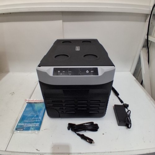 EUHOMY PORTABLE CAR REFRIGERATOR - 12V - 21L CAPACITY - BLACK (MODEL: CF014-20BL-CAEH) image 3