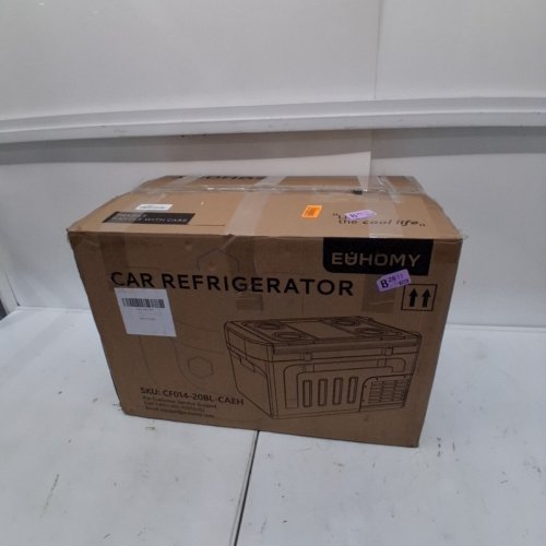 EUHOMY PORTABLE CAR REFRIGERATOR - 12V - 21L CAPACITY - BLACK (MODEL: CF014-20BL-CAEH) image 5