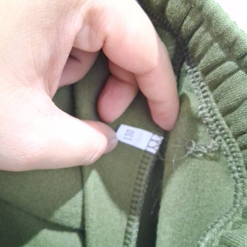 KID'S DRAWSTRING PANTS - 6-7 - OLIVE GREEN image 3