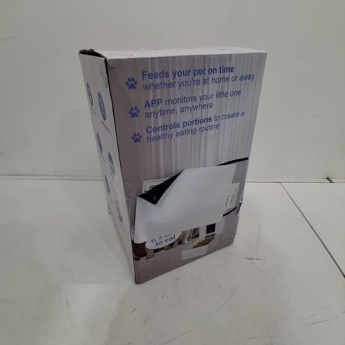 YAKRY SMART AUTOMATIC PET FEEDER WITH WIFI APP CONTROL - 12L CAPACITY - WHITE (MODEL: Q01) image 5