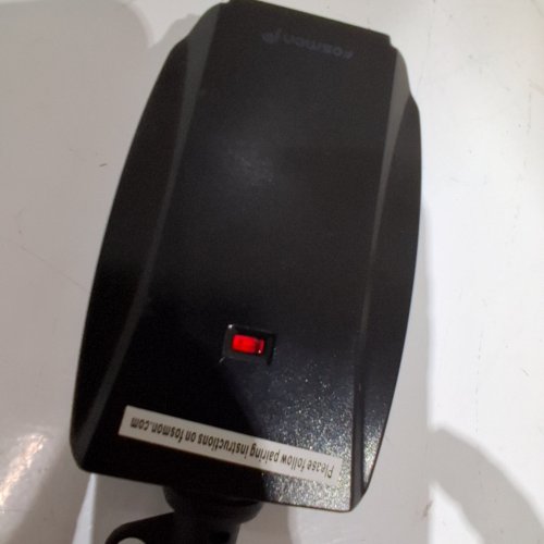 FOSMON OUTDOOR WEATHER RESISTANT HEAVY DUTY OUTLET WITH REMOTE CONTROL - BLACK (MODEL: C-10683) image 2