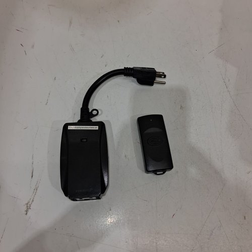 FOSMON OUTDOOR WEATHER RESISTANT HEAVY DUTY OUTLET WITH REMOTE CONTROL - BLACK (MODEL: C-10683) image 3