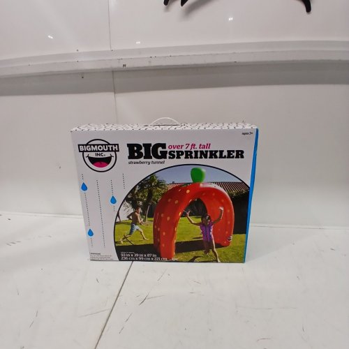 BIGMOUTH STRAWBERRY TUNNEL SPRINKLER - 6.6FT - RED/GREEN image 2