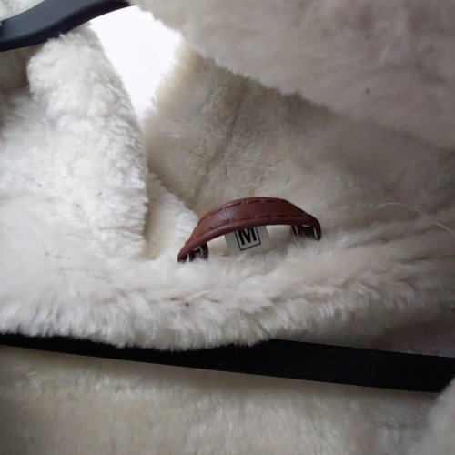 MEN'S SHEARLING-LINED FAUX FUR BOMBER JACKET - MEDIUM - BROWN image 3
